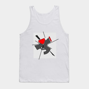 Abstract geometrical pattern in constructivism style Tank Top